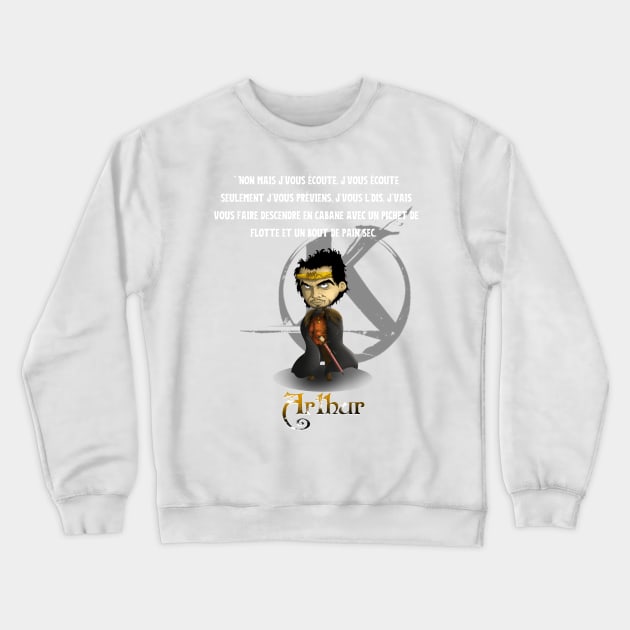 No, but I'm listening to you, I'm just listening to you, I'm warning you, I'm telling you, I'm going to take you down to the hut with a pitcher of the fleet and a piece of dry bread. Crewneck Sweatshirt by Panthox